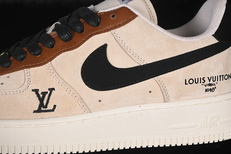 All categories Nk Air Force 1 Air Force series Nk Air Force 1 Low Air Force low-top Nike Air Force 1'07 Low joint milk tea caramel Air Force 1 low-top casual sneakers FQ3546-100
